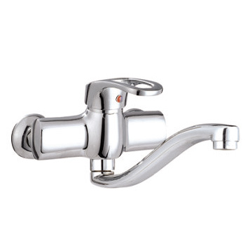 Single Handle Wall Mounted Kitchen Mixer