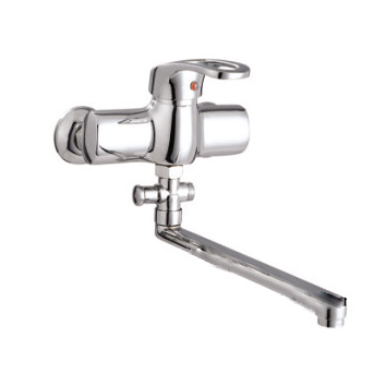 Single Handle Wall Mounted Kitchen Mixer